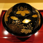 銀座 しのはら - アコウ(キジハタ) 梅肉 冬瓜 ささげ豆の煮椀1