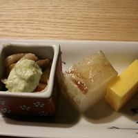 西梅田 禅園 - 桜色コース料理 4,752円 (税サ込) [①先付] 2017年9月