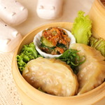 お野菜小皿料理のワインバル KiboKo - 蒸しキムチギョーザ