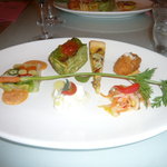 Restaurant Potager - 前菜のプレート
