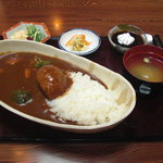 えぴや - ハンバーグカレー。