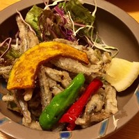 魚匠 基  大門町 - きびなご唐揚げ
