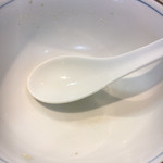 中華そば 四つ葉 - 完食です