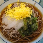 ナカジマ会館 - 信州きのこそば(430円)