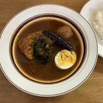 スープカレー店 34 - チキンスープカレー780円、辛味プラス50円です。