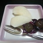 ふぐ料理 生乃弥 - 葡萄と梨