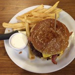 Denny's - Double Cheeseburger(上から)♪