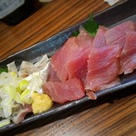 もつ焼 あぶさん - マグロ刺、イワシ刺