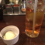 Ｌe petit restaurant Kiyo - 柚子シャーベットとアイスティー