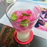 アニメイトカフェ - 期間限定・藤祭ドリンク（アニメイトカフェ池袋店）