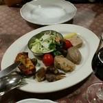 コンコンブル - オードブル5品盛り合わせ。サラダはサービス？