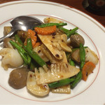 中国料理 かっぱ園菜館 - 帆立とイカのXO 薄味