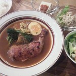 スープカレー店 34 - チキンスープカレー定食