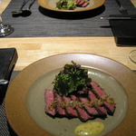 レストラン メルキュール - 国産牛ザブトン肉のサラダ