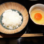 馳走 とし藤 - おかわり…♪卵かけ御飯でいただきます！