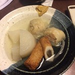 おかめ - ９　１６　大根、ごぼ天、ロールキャベツ