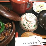 炭焼うな富士 - 肝入りひつまぶし5450円。