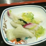 炭焼うな富士 - 漬物