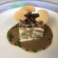 エリゼ光 - しょうげんじ茸と真鯵のテリーヌ
