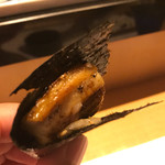 鮓 きずな - 明石 焼き穴子 宮城一番海苔と