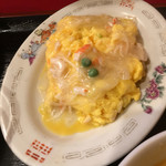 中国家庭料理 上海や - ランチのカニ玉(2017.09現在)