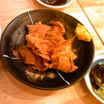 もつ焼き 肉の佐藤 - おでんのモツ