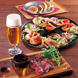 Many dishes that go well with beer!