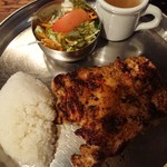 Bistro ひつじや - ランチ：ケイジャンチキン