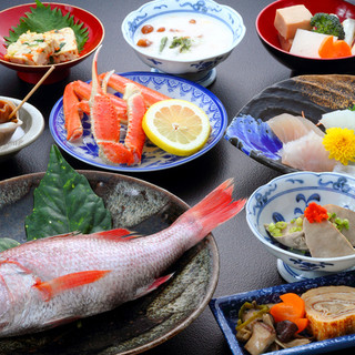 Seasonal kaiseki cuisine "Nodoguro Kaiseki"
