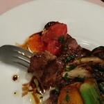 アンティカ オステリア バーチョ - イベリコ豚のハラミ゜のタリアータ、バルサミココース