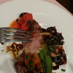 アンティカ オステリア バーチョ - イベリコ豚のハラミ゜のタリアータ、バルサミココース