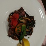 アンティカ オステリア バーチョ - イベリコ豚のハラミ゜のタリアータ、バルサミココース