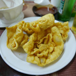 Wong Chi Kei Congee & Noodle - 海老入り揚げワンタン小サイズHK$42