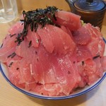 魚と酒 はなたれ 新橋店 - 1日100食限定！生まぐろ丼700円(税込)+出汁100円(絶対頼んだ方が良いです)