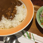 喫茶軽食　シャコンヌ - ［2017年9月］自家製ビーフカレー お肉が柔らかくて美味しかった