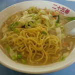 二十五番 - もちっとして旨い中細の麺