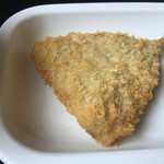 食ヽ舞 - アジフライ。醤油なしで十分いい味してました。