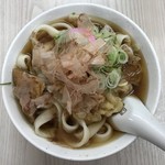うどんのいなや - きしめん＋かきあげ