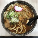 うどんのいなや - みそうどん大＋かきあげ