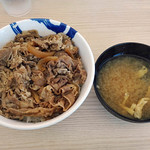 Matsuya - 牛めし大　税込390円（味噌汁付き）