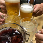 Nikuhachi - とりあえず5人で乾杯＼(^o^)／