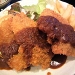 こころ - 豚ヒレカツ定食（控えめ）500円