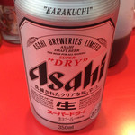 千里眼 - 缶ビール 250円