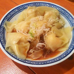 中国ラーメン揚州商人 - 「皿蝦ワンタン」