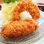 ミニヒレかつ 野菜定食1058円