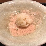 鮨みなと - 肝ソース１ シャリ