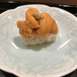 鮨みなと - 浜中産蝦夷馬糞海胆