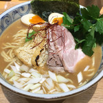 銀座 風見 - 酒粕濃厚そば 大盛り