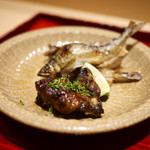 銀座 しのはら - 琵琶湖鮎と鼈の炭火焼