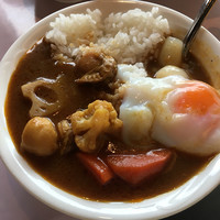 スカイグリルブッフェレストラン空桜 - カレーライスに温玉のせて